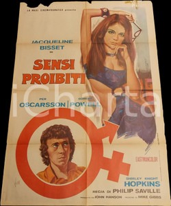 Materiale cinematografico d’epoca 1971 SENSI PROIBITI Secrets  Jacqueline BISSET Per OSCARSSON Manifesto 100x140 1