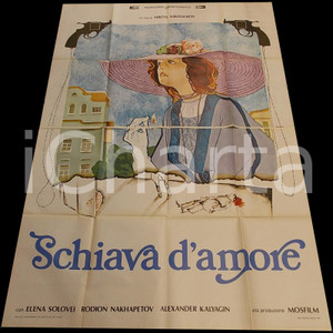 Materiale cinematografico d’epoca 1976 SCHIAVA D AMORE Slave of love  Nikita MIKHALKOV Manifesto 140x200 1