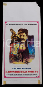Materiale cinematografico d’epoca 1982 IL GIUSTIZIERE DELLA NOTTE 2 Charles BRONSON Jill IRELAND Manifesto 32x7 1