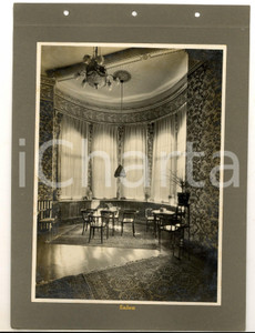 Fotografia d epoca originale 1920 ca CORTINA D AMPEZZO Grand Hotel SAVOY  Salon Foto VINTAGE 1