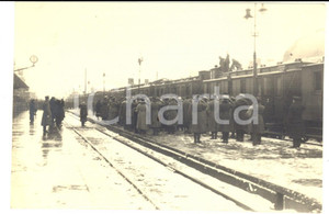 Fotografia d epoca originale 1920 VARSAVIA Spedizione italiana  Arrivo contingente alla stazione Foto 3 1