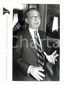 Fotografia d epoca originale 1997 ROMA  FORZA ITALIA Ritratto on. Giorgio REBUFFA Foto 17x24 cm 1