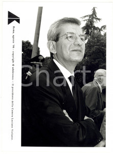 Fotografia d epoca originale 1996 ROMA Ritratto presidente della Camera Luciano VIOLANTE Foto 17x24 cm 1
