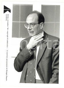 Fotografia d epoca originale 1997 ROMA Fausto CARDELLA sostituto procuratore di Perugia Foto 17x24 cm 1