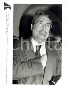 Fotografia d epoca originale 1997 ROMA  ANTIMAFIA Ottaviano DEL TURCO presidente Commissione parlamentare 1