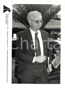 Fotografia d epoca originale 1996 ROMA Luigi BERLINGUER ministro della Pubblica Istruzione Foto 17x24 cm 1