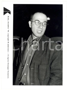 Fotografia d epoca originale 1996 ROMA Ritratto del regista Giuseppe TORNATORE  Foto 17x24 cm 1