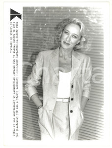 Fotografia d epoca originale 1995 ROMA  RAI UNO Eleonora GIORGI interpreta Pina in Morte di una strega 1