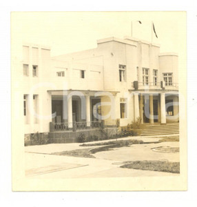 Fotografia d epoca originale 1972 NAMPULA MOZAMBICO Sede dello Sporting Club  Foto VINTAGE 9x9 cm 1