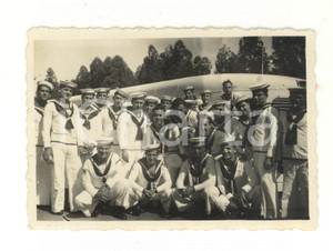 Fotografia d epoca originale 1938 LUANDA ANGOLA Marinai portoghesi  Ritratto di gruppo  Foto VINTAGE 9x6 1