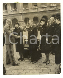 Fotografia d epoca originale 1960 ca s. l. Charles DE GAULLE durante un incontro ufficiale  Foto 13x18 1