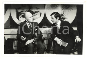 Fotografia d epoca originale 1969 TELEVISÃƒO PORTUGAL  ZIPZIP  Carlos CRUZ con Eric QUICK Foto 18x13 cm 1