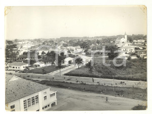 Fotografia d epoca originale 1970 ca CABINDA ANGOLA Veduta panoramica generale Foto ANIMATA 24x18 1