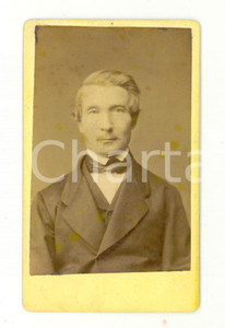 Fotografia d epoca originale 1870 ca GOTTINGEN Famiglia KOLLENBERG  Ritratto maschile Foto Bernhard PETRI 1