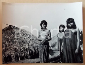 Fotografia d epoca originale 1950 ca M/N MARCO POLO Donne indigene  Foto ARTISTICA 40x30 cm 1