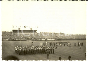 Fotografia d epoca originale 1959 PRAGA CALCIO NAZIONALE CecoslovacchiaItalia 21  Inni Foto 10x7 cm 1