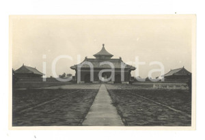 Fotografia d epoca originale 1970 ca BEIJING CHINA Temple of Heaven  New Year Hall  VINTAGE photo 14x9 1
