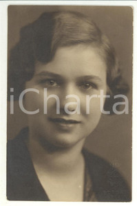 Fotografia d epoca originale 1940 ca LA SPEZIA Ritratto di Alba ZANAZZO  Foto cartolina BORGATO con dedica 1