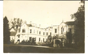 Fotografia d epoca originale 1910 ca OLEGGIO CASTELLO  Veduta del Castello DAL POZZO  Foto cartolina 1