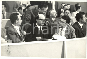 Fotografia d epoca originale 1969 ROMA XI Congresso DEMOCRAZIA CRISTIANA  Giovanni GALLONI Foto 30x20 1