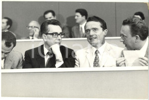 Fotografia d epoca originale 1969 ROMA Arnaldo FORLANI durante XI Congresso Nazionale DC Foto 20x30 1