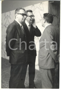 Fotografia d epoca originale 1969 ROMA Arnaldo FORLANI all XI Congresso Nazionale DC Foto 20x30 1