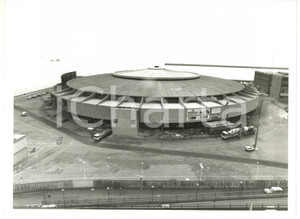 Fotografia d epoca originale 1995 GENOVA Veduta aerea PALASPORT Fotografia VINTAGE 24x18 cm 1