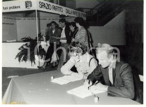 Fotografia d epoca originale 1988 GENOVA Settembrata PARTITO COMUNISTA ITALIANO Foto 24x18 cm 1