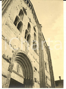 Fotografia d epoca originale 1950 ca PAVIA Scorcio della Basilica di SAN MICHELE  Foto cartolina VINTAGE 1
