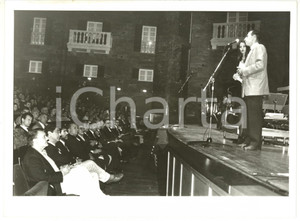 Fotografia d epoca originale 1990 ca GENOVA Concerto in piazza Fotografia VINTAGE 24x18 1