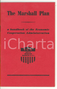 Libro, pubblicazione d epoca 1950 ca THE MARSHALL PLAN A handbook of the Economic Cooperation Administration 1