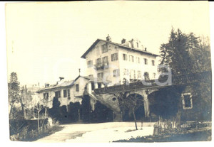 Fotografia d epoca originale 1910 TORINO Strada Val Salice  Villa BON COMPAGNI DI MOMBELLO  Foto 10x7 cm 1