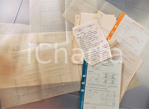 Documento originale, autentico 1948 ISOLA SANT ANTONIO AL Progetto essiccatoio tabacchi  Lotto 30 documenti 1