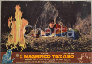 Materiale cinematografico d’epoca 1967 IL MAGNIFICO TEXANO Glenn SAXSON John BARRACUDA Fotobusta WESTERN 66x46 cm 1