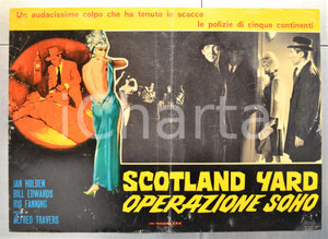 Materiale cinematografico d’epoca 1966 SCOTLAND YARD OPERAZIONE SOHO Jan HOLDEN Bill EDWARDS Fotobusta 66x46 2 1