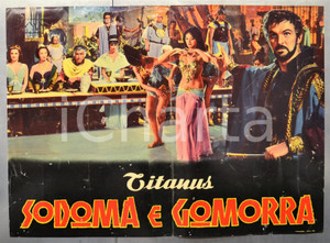 Materiale cinematografico d’epoca 1962 SODOMA E GOMORRA Stewart GRANGER Stanley BAKER Sergio LEONE Fotobusta 66x46 1