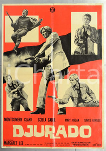 Materiale cinematografico d’epoca 1966 DJURADO Montgomery CLARK Scilla GABEL Mary JORDAN Manifesto 94x67 1