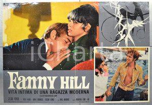 Materiale cinematografico d’epoca 1969 FANNY HILL Vita intima di una ragazza moderna  Diane KJAER Fotobusta 66x46 1