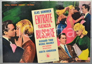 Materiale cinematografico d’epoca 1965 ENTRATE SENZA BUSSARE Elke SOMMER Richard TODD Fotobusta 66x46 cm 1 1