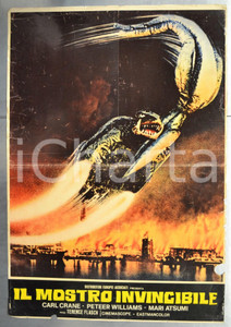 1968 IL MOSTRO INVINCIBILE Gamera tai uchū kaijū Bairasu - Manifesto DANNEGGIATO