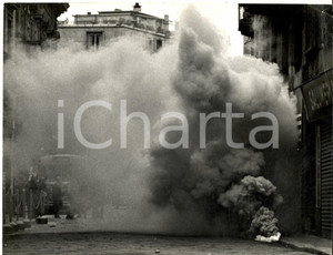 Fotografia d epoca originale 1972 ANNI DI PIOMBO MILANO via SOLFERINO  Guerriglia tra polizia ed estremisti 1