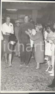 Fotografia d epoca originale 1958 ? ITALIA Applausi per Maria Gabriella di SAVOIA in visita Foto 13x18 cm 1