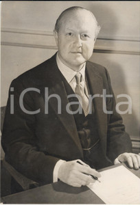 Fotografia d epoca originale 1957 LONDON Earl of Gosford at the Foreign Office Photo 15x20 cm 1