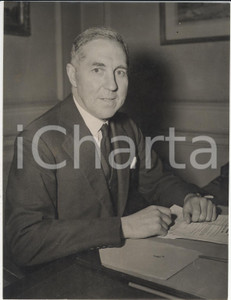 Fotografia d epoca originale 1953 LONDON  HM TREASURY Portrait of Baron Henry BROOKE OF CUMNOR Photo 1