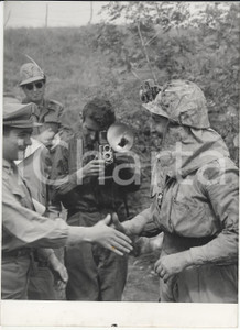 Fotografia d epoca originale 1954 SPLUGA DELLA PRETA Walter MAUCCI elogiato per la spedizione speleologica 1