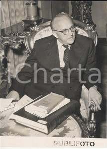 Fotografia d epoca originale 1955 ROMA Ritratto Alexander BOGOMOLOV ambasciatore URSS Foto 13x18 cm 1