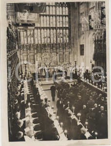 Fotografia d epoca originale 1953 LONDON St. George Chapel  Queen Mary s funeral Photo 15x20 cm 1