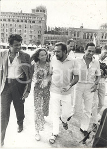 Fotografia d epoca originale 1967 VENEZIA MOSTRA DEL CINEMA Nanny LOY Leslie CARON Nino MANFREDI Ugo TOGNAZZI 1