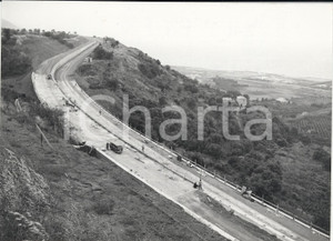 Fotografia d epoca originale 1967 VIBO VALENTIA AUTOSTRADA SALERNO  REGGIO CALABRIA Lavori di avanzamento 1