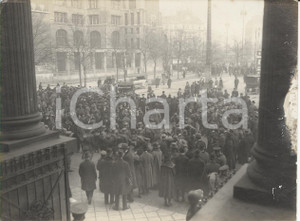 Fotografia d epoca originale 1920 KAPP PUTSCH REVOLUTION  Berlin Potsdamer Bahnhof REAL PHOTO cm 16x12 1